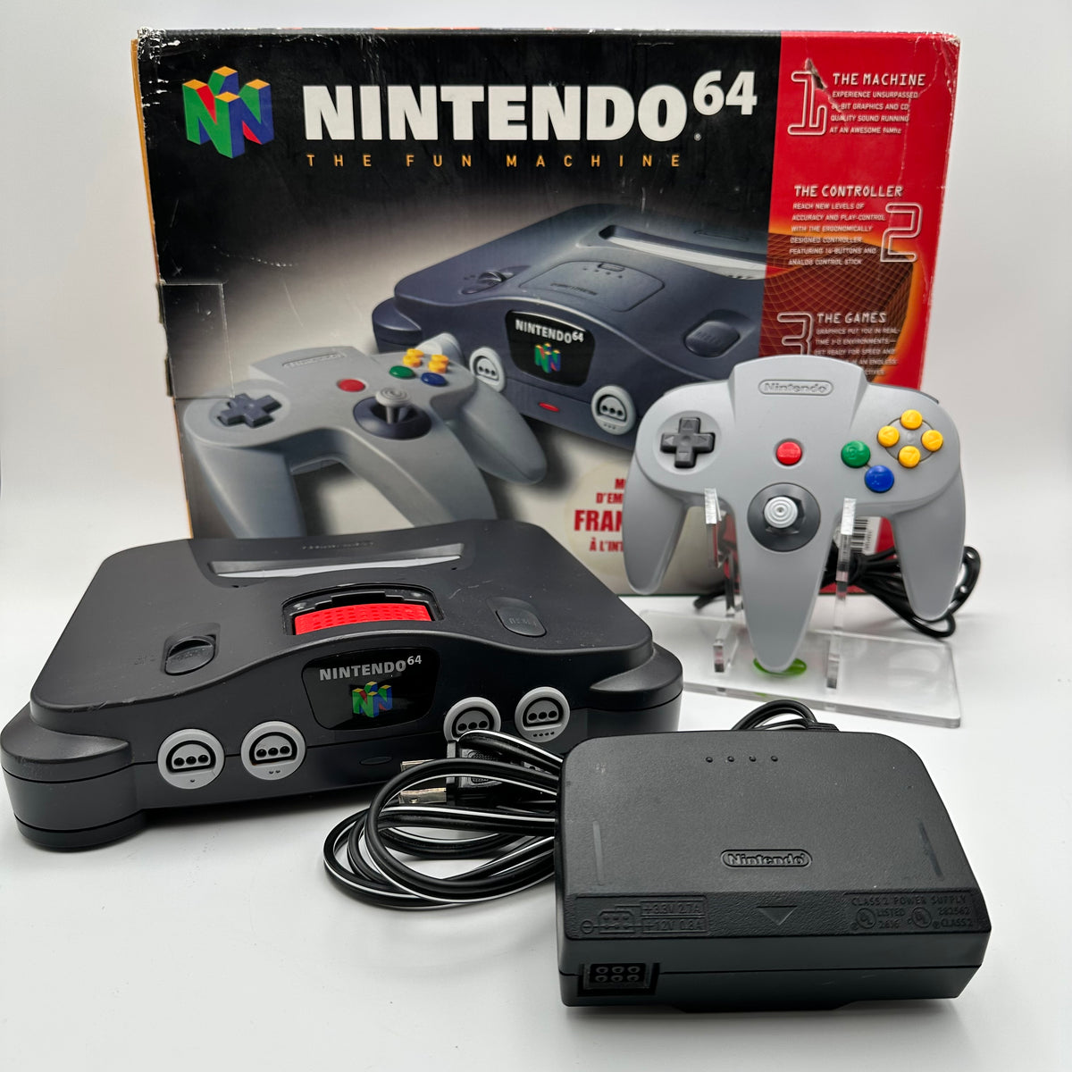 Nintendo N64 Console Gaming System NUS-001 Gray