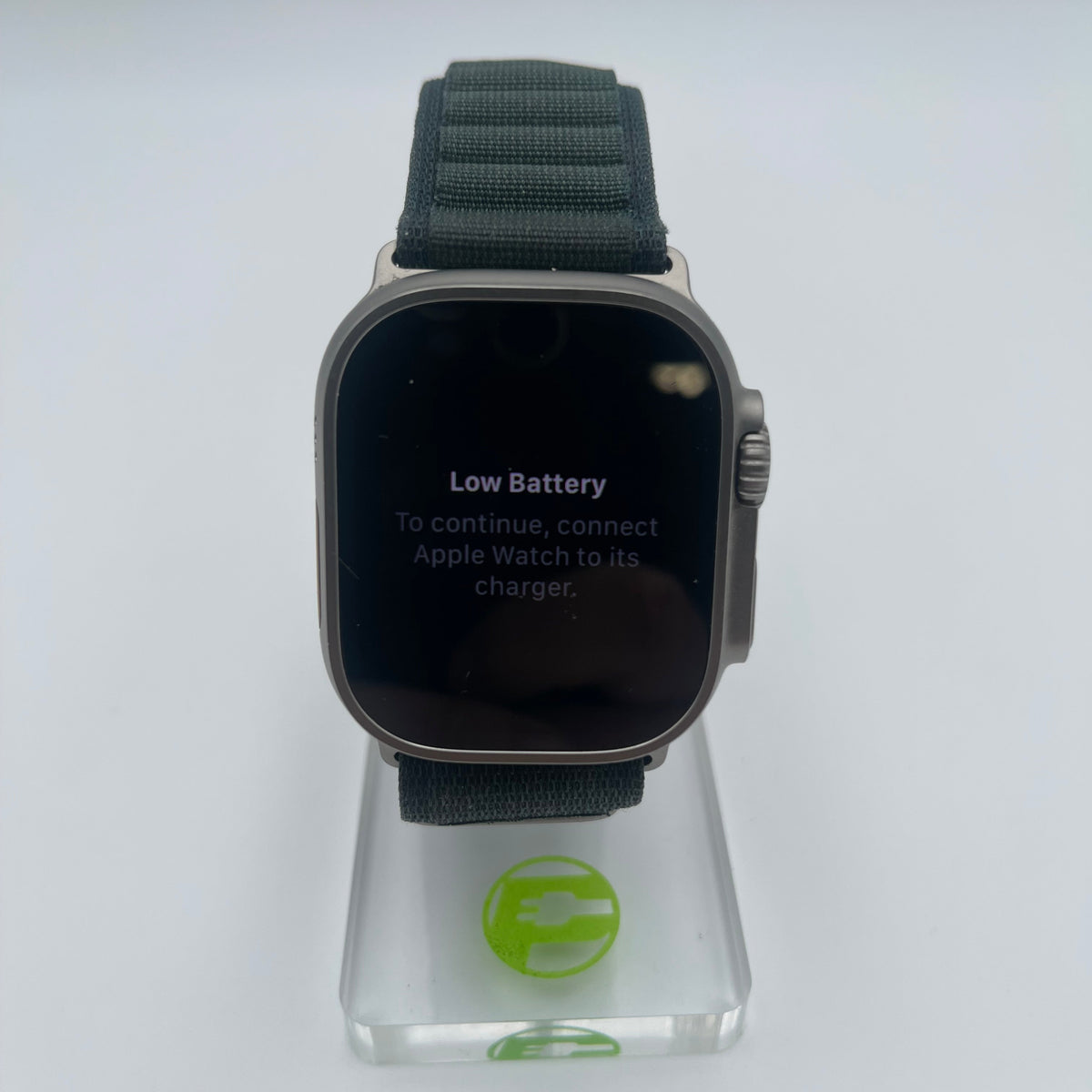 Unlocked Apple Watch Ultra 2 49MM Natural Titanium Green Alpine Loop MX5L3VC/A